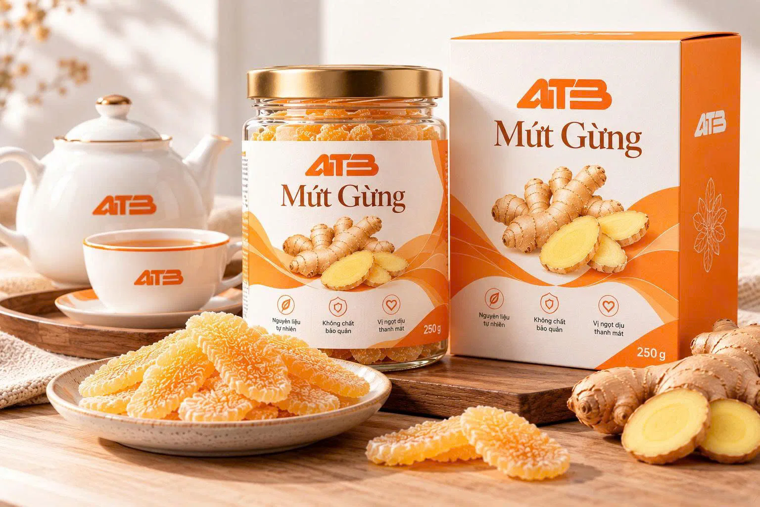 Mứt gừng ATB