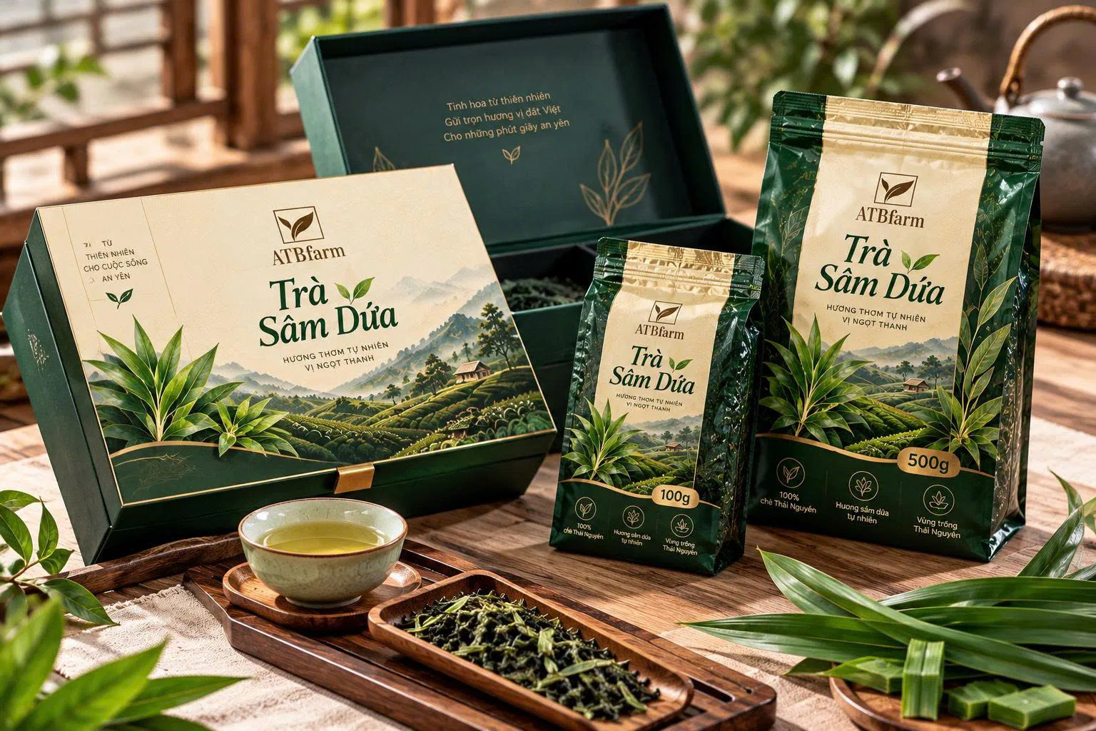 Trà Sâm Dứa ATB Farm